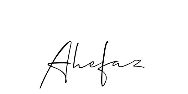 Make a beautiful signature design for name Ahefaz. Use this online signature maker to create a handwritten signature for free. Ahefaz signature style 2 images and pictures png