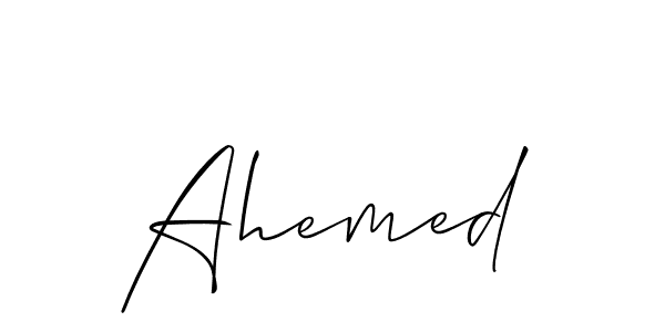 Make a beautiful signature design for name Ahemed. Use this online signature maker to create a handwritten signature for free. Ahemed signature style 2 images and pictures png