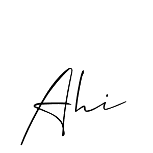 The best way (Allison_Script) to make a short signature is to pick only two or three words in your name. The name Ahi include a total of six letters. For converting this name. Ahi signature style 2 images and pictures png