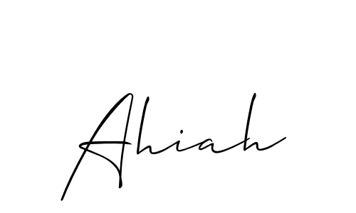 The best way (Allison_Script) to make a short signature is to pick only two or three words in your name. The name Ahiah include a total of six letters. For converting this name. Ahiah signature style 2 images and pictures png