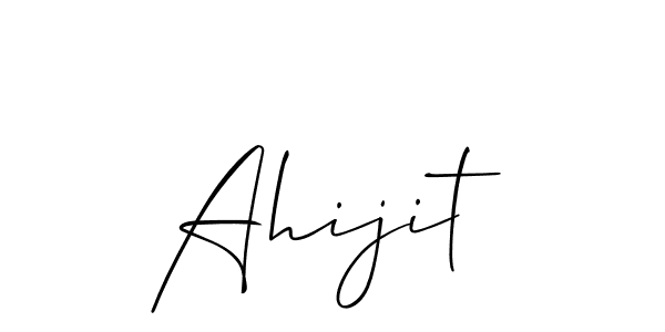 Also we have Ahijit name is the best signature style. Create professional handwritten signature collection using Allison_Script autograph style. Ahijit signature style 2 images and pictures png