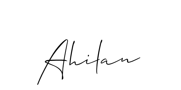 Similarly Allison_Script is the best handwritten signature design. Signature creator online .You can use it as an online autograph creator for name Ahilan. Ahilan signature style 2 images and pictures png