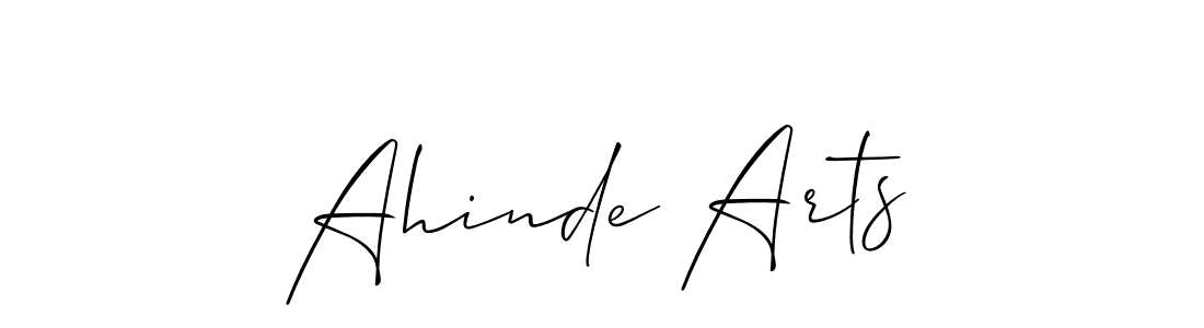 Once you've used our free online signature maker to create your best signature Allison_Script style, it's time to enjoy all of the benefits that Ahinde Arts name signing documents. Ahinde Arts signature style 2 images and pictures png