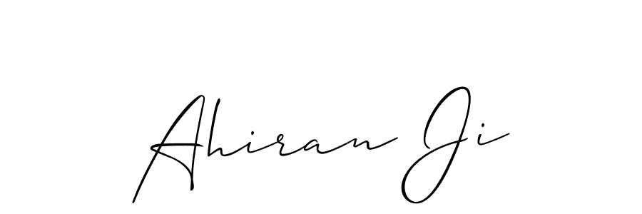 Make a beautiful signature design for name Ahiran Ji. Use this online signature maker to create a handwritten signature for free. Ahiran Ji signature style 2 images and pictures png