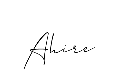 Check out images of Autograph of Ahire name. Actor Ahire Signature Style. Allison_Script is a professional sign style online. Ahire signature style 2 images and pictures png