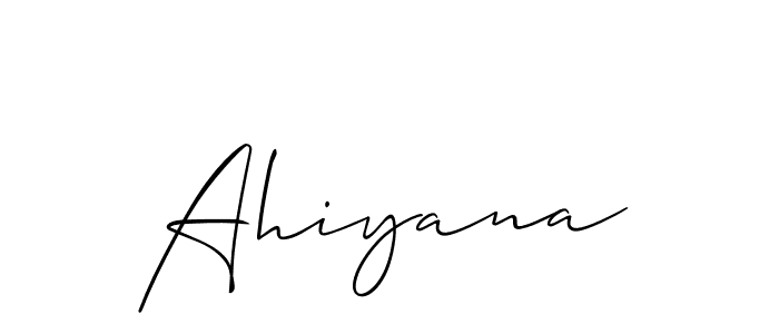 Make a short Ahiyana signature style. Manage your documents anywhere anytime using Allison_Script. Create and add eSignatures, submit forms, share and send files easily. Ahiyana signature style 2 images and pictures png