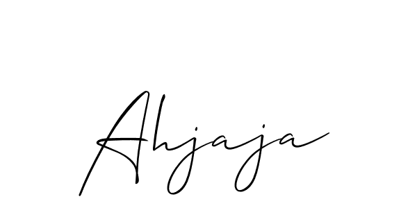 Also You can easily find your signature by using the search form. We will create Ahjaja name handwritten signature images for you free of cost using Allison_Script sign style. Ahjaja signature style 2 images and pictures png