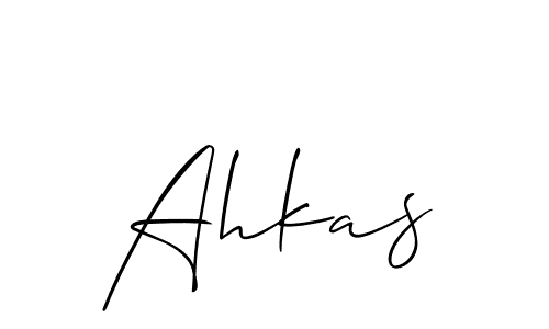 Make a beautiful signature design for name Ahkas. Use this online signature maker to create a handwritten signature for free. Ahkas signature style 2 images and pictures png