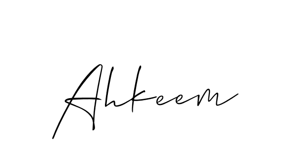 Similarly Allison_Script is the best handwritten signature design. Signature creator online .You can use it as an online autograph creator for name Ahkeem. Ahkeem signature style 2 images and pictures png