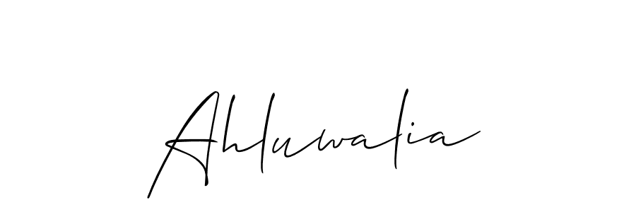 Similarly Allison_Script is the best handwritten signature design. Signature creator online .You can use it as an online autograph creator for name Ahluwalia. Ahluwalia signature style 2 images and pictures png