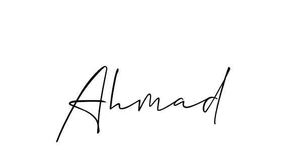 How to Draw Ahmad  signature style? Allison_Script is a latest design signature styles for name Ahmad . Ahmad  signature style 2 images and pictures png