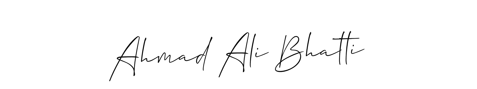 Best and Professional Signature Style for Ahmad Ali Bhatti. Allison_Script Best Signature Style Collection. Ahmad Ali Bhatti signature style 2 images and pictures png