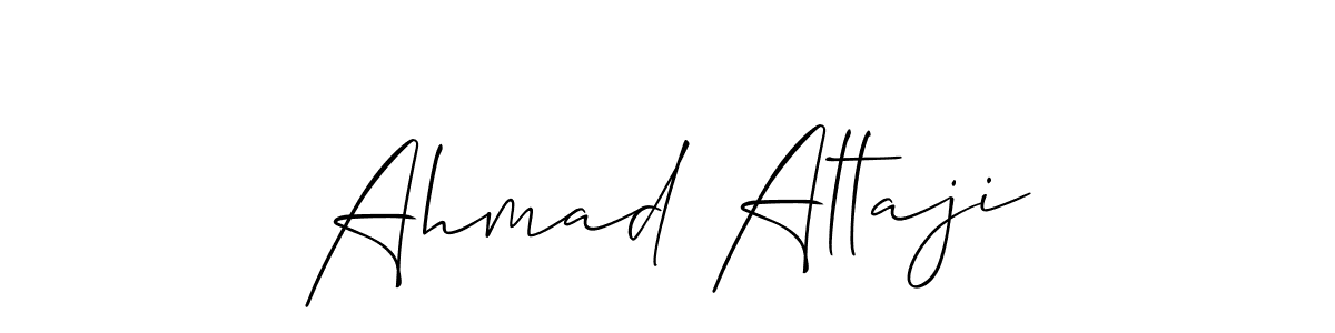 Make a short Ahmad Altaji signature style. Manage your documents anywhere anytime using Allison_Script. Create and add eSignatures, submit forms, share and send files easily. Ahmad Altaji signature style 2 images and pictures png
