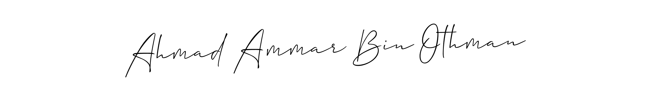 Also we have Ahmad Ammar Bin Othman name is the best signature style. Create professional handwritten signature collection using Allison_Script autograph style. Ahmad Ammar Bin Othman signature style 2 images and pictures png
