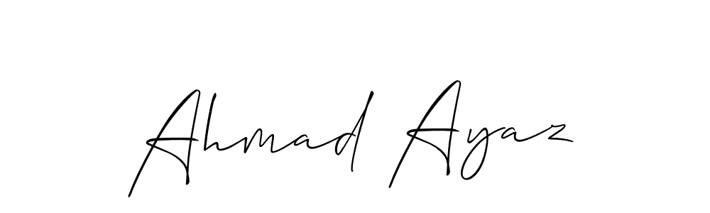 Once you've used our free online signature maker to create your best signature Allison_Script style, it's time to enjoy all of the benefits that Ahmad Ayaz name signing documents. Ahmad Ayaz signature style 2 images and pictures png