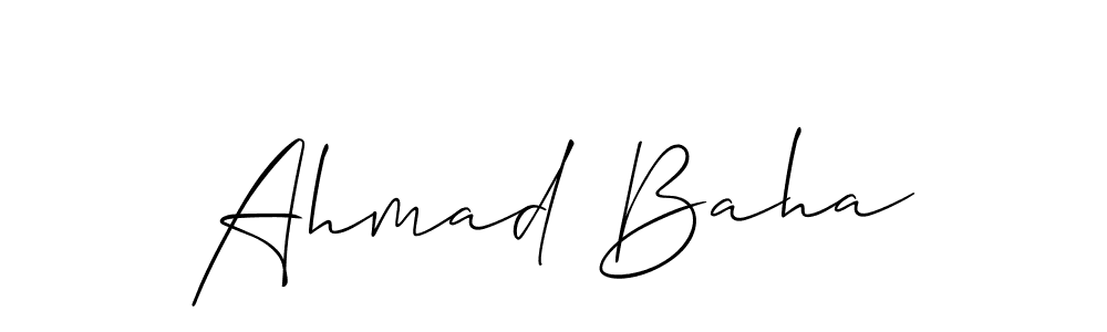 Make a beautiful signature design for name Ahmad Baha. Use this online signature maker to create a handwritten signature for free. Ahmad Baha signature style 2 images and pictures png
