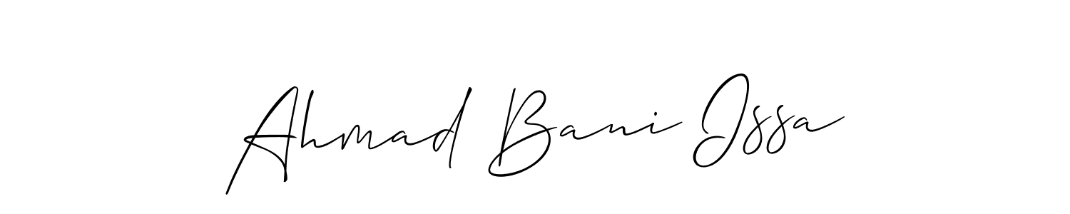 How to Draw Ahmad Bani Issa signature style? Allison_Script is a latest design signature styles for name Ahmad Bani Issa. Ahmad Bani Issa signature style 2 images and pictures png