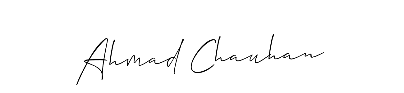 How to Draw Ahmad Chauhan signature style? Allison_Script is a latest design signature styles for name Ahmad Chauhan. Ahmad Chauhan signature style 2 images and pictures png