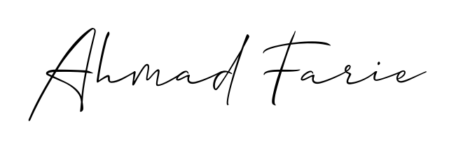 Generate high-definition signature styles for Ahmad Farie. The Allison_Script typeface ensures crisp legibility and sophisticated design. Ahmad Farie signature style 2 images and pictures png