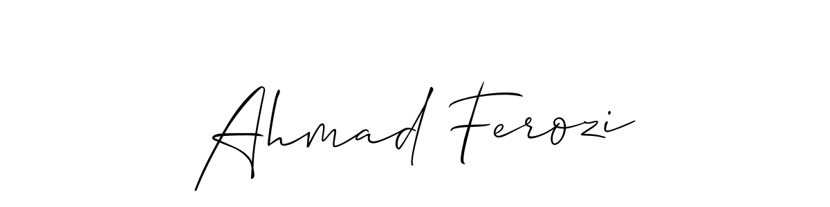 Make a beautiful signature design for name Ahmad Ferozi. Use this online signature maker to create a handwritten signature for free. Ahmad Ferozi signature style 2 images and pictures png