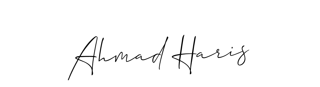 How to Draw Ahmad Haris signature style? Allison_Script is a latest design signature styles for name Ahmad Haris. Ahmad Haris signature style 2 images and pictures png