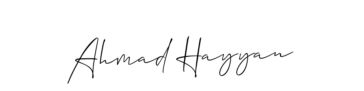 You can use this online signature creator to create a handwritten signature for the name Ahmad Hayyan. This is the best online autograph maker. Ahmad Hayyan signature style 2 images and pictures png