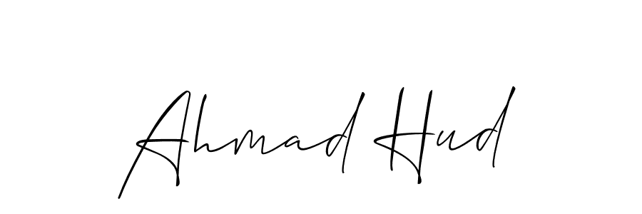 Best and Professional Signature Style for Ahmad Hud. Allison_Script Best Signature Style Collection. Ahmad Hud signature style 2 images and pictures png