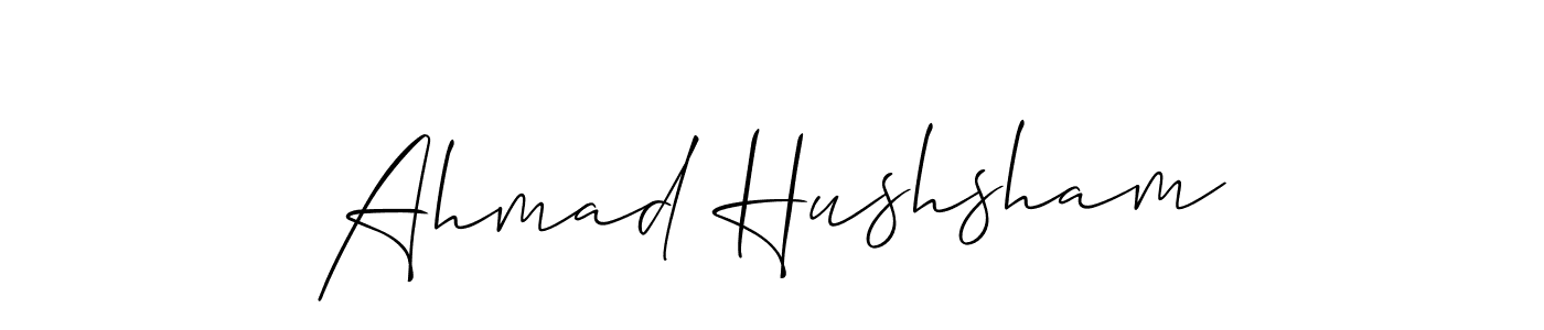 Check out images of Autograph of Ahmad Hushsham name. Actor Ahmad Hushsham Signature Style. Allison_Script is a professional sign style online. Ahmad Hushsham signature style 2 images and pictures png
