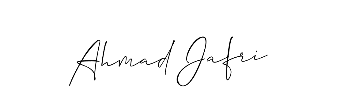 Create a beautiful signature design for name Ahmad Jafri. With this signature (Allison_Script) fonts, you can make a handwritten signature for free. Ahmad Jafri signature style 2 images and pictures png