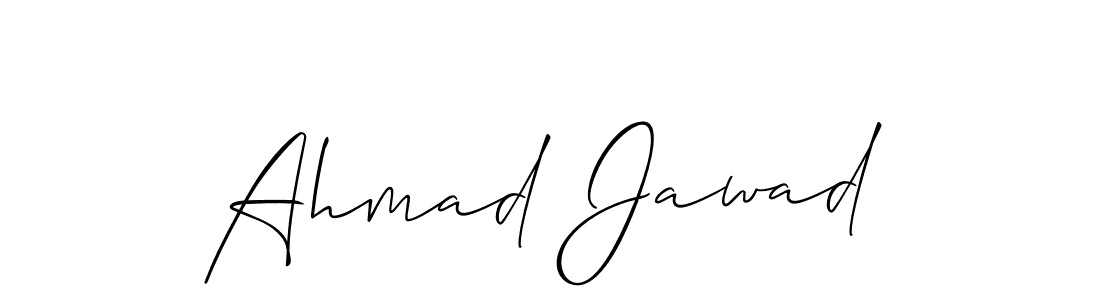 Create a beautiful signature design for name Ahmad Jawad. With this signature (Allison_Script) fonts, you can make a handwritten signature for free. Ahmad Jawad signature style 2 images and pictures png