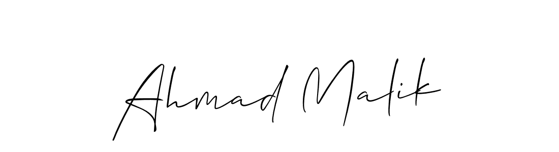 It looks lik you need a new signature style for name Ahmad Malik. Design unique handwritten (Allison_Script) signature with our free signature maker in just a few clicks. Ahmad Malik signature style 2 images and pictures png