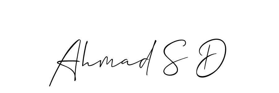 You can use this online signature creator to create a handwritten signature for the name Ahmad S D. This is the best online autograph maker. Ahmad S D signature style 2 images and pictures png
