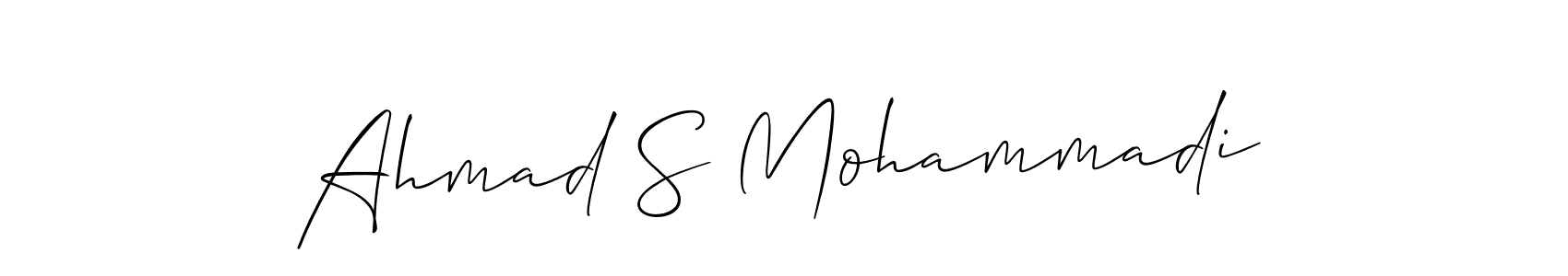 Make a beautiful signature design for name Ahmad S Mohammadi. Use this online signature maker to create a handwritten signature for free. Ahmad S Mohammadi signature style 2 images and pictures png