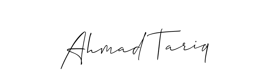 Ahmad Tariq stylish signature style. Best Handwritten Sign (Allison_Script) for my name. Handwritten Signature Collection Ideas for my name Ahmad Tariq. Ahmad Tariq signature style 2 images and pictures png