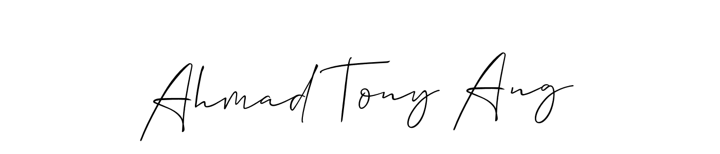 Here are the top 10 professional signature styles for the name Ahmad Tony Ang. These are the best autograph styles you can use for your name. Ahmad Tony Ang signature style 2 images and pictures png