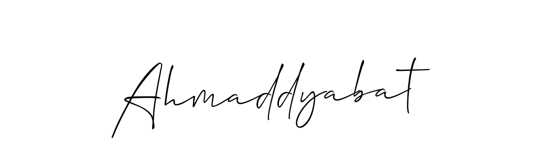 How to Draw Ahmaddyabat signature style? Allison_Script is a latest design signature styles for name Ahmaddyabat. Ahmaddyabat signature style 2 images and pictures png
