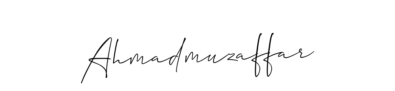 Check out images of Autograph of Ahmadmuzaffar name. Actor Ahmadmuzaffar Signature Style. Allison_Script is a professional sign style online. Ahmadmuzaffar signature style 2 images and pictures png