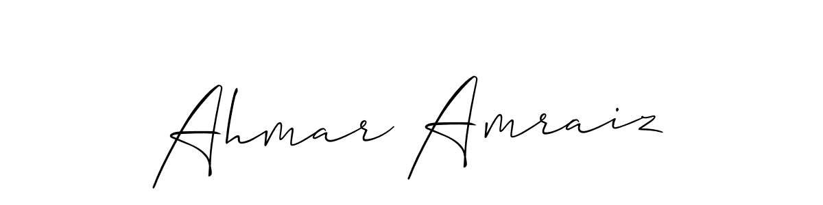 Make a beautiful signature design for name Ahmar Amraiz. Use this online signature maker to create a handwritten signature for free. Ahmar Amraiz signature style 2 images and pictures png