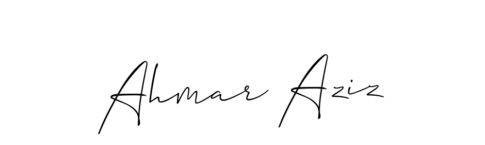 You can use this online signature creator to create a handwritten signature for the name Ahmar Aziz. This is the best online autograph maker. Ahmar Aziz signature style 2 images and pictures png