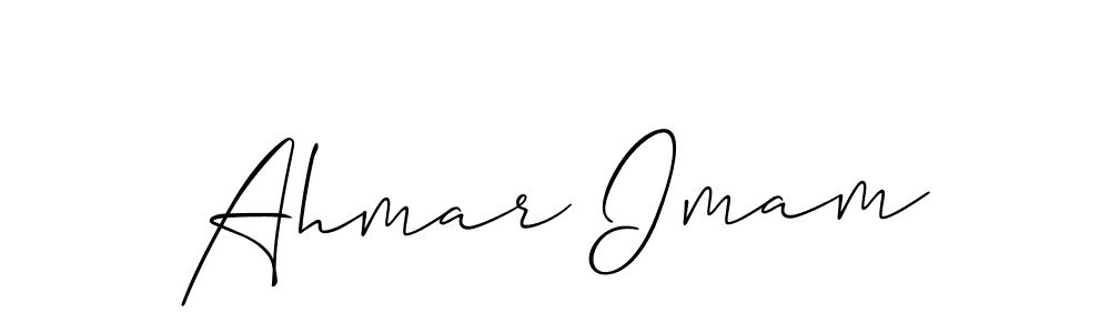 Make a short Ahmar Imam signature style. Manage your documents anywhere anytime using Allison_Script. Create and add eSignatures, submit forms, share and send files easily. Ahmar Imam signature style 2 images and pictures png