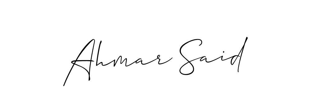You can use this online signature creator to create a handwritten signature for the name Ahmar Said. This is the best online autograph maker. Ahmar Said signature style 2 images and pictures png