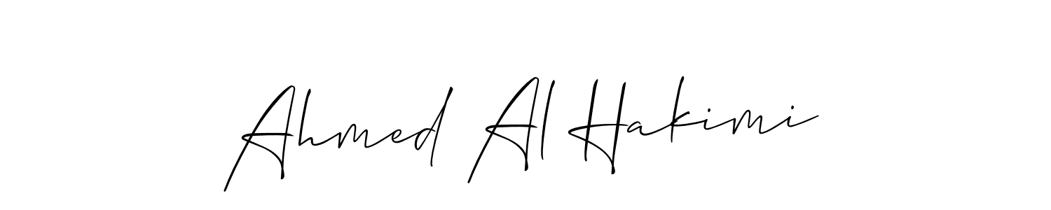 You should practise on your own different ways (Allison_Script) to write your name (Ahmed Al Hakimi) in signature. don't let someone else do it for you. Ahmed Al Hakimi signature style 2 images and pictures png