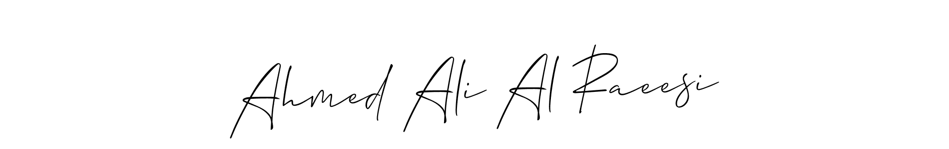 Create a beautiful signature design for name Ahmed Ali Al Raeesi. With this signature (Allison_Script) fonts, you can make a handwritten signature for free. Ahmed Ali Al Raeesi signature style 2 images and pictures png