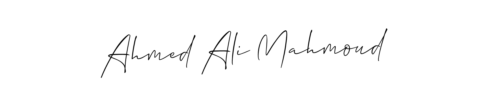 Ahmed Ali Mahmoud stylish signature style. Best Handwritten Sign (Allison_Script) for my name. Handwritten Signature Collection Ideas for my name Ahmed Ali Mahmoud. Ahmed Ali Mahmoud signature style 2 images and pictures png