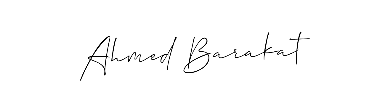 Make a beautiful signature design for name Ahmed Barakat. With this signature (Allison_Script) style, you can create a handwritten signature for free. Ahmed Barakat signature style 2 images and pictures png