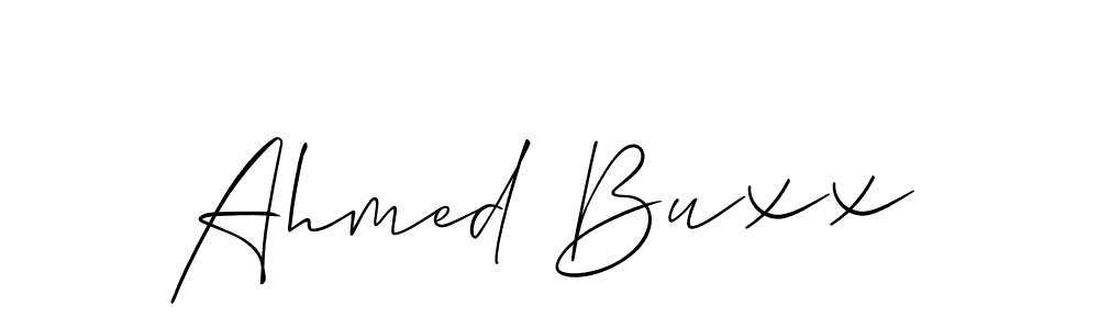 Design your own signature with our free online signature maker. With this signature software, you can create a handwritten (Allison_Script) signature for name Ahmed Buxx. Ahmed Buxx signature style 2 images and pictures png