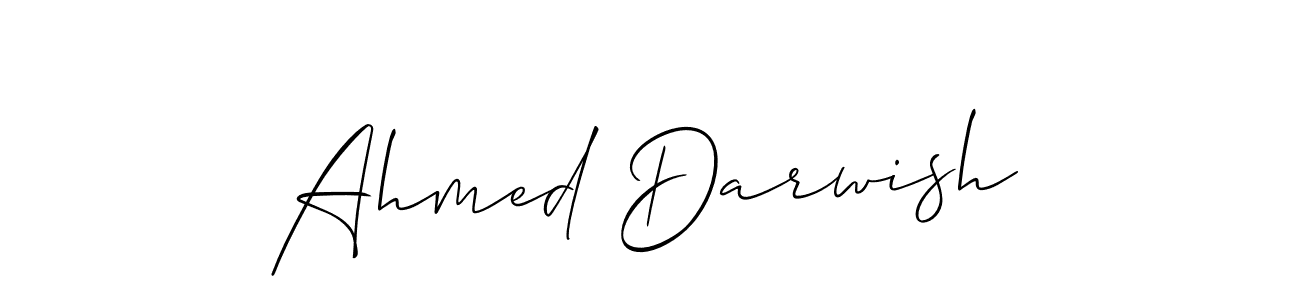 Create a beautiful signature design for name Ahmed Darwish. With this signature (Allison_Script) fonts, you can make a handwritten signature for free. Ahmed Darwish signature style 2 images and pictures png