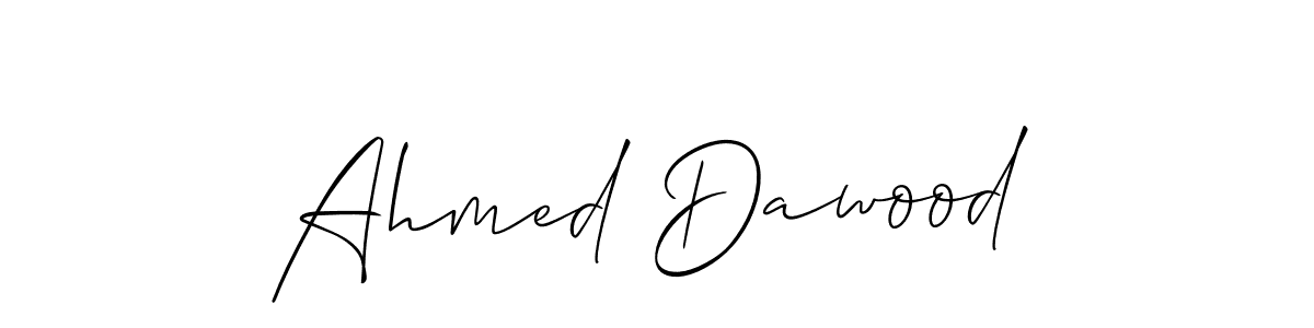 It looks lik you need a new signature style for name Ahmed Dawood. Design unique handwritten (Allison_Script) signature with our free signature maker in just a few clicks. Ahmed Dawood signature style 2 images and pictures png