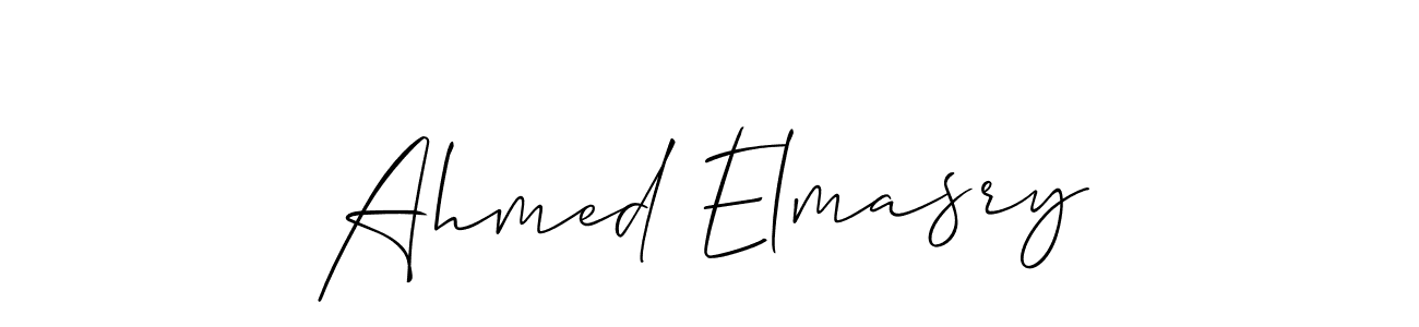 Also we have Ahmed Elmasry name is the best signature style. Create professional handwritten signature collection using Allison_Script autograph style. Ahmed Elmasry signature style 2 images and pictures png