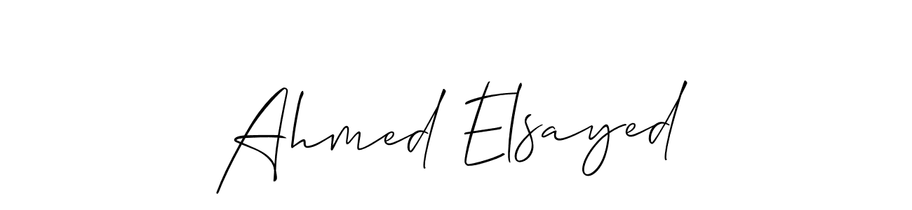 How to Draw Ahmed Elsayed signature style? Allison_Script is a latest design signature styles for name Ahmed Elsayed. Ahmed Elsayed signature style 2 images and pictures png